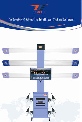 All Wheel Drive Car Tire Wheel Aligner With 2 High Definition Cameras 3D System