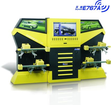 E767A Yellow CCD 3excel Wheel Aligner , Automotive Four Wheel Tire Alignment Computerized