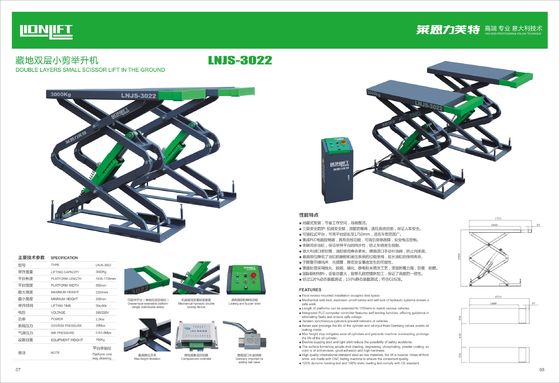 Powder Coating 380/220V 3T 2.2KW Car Lift Machine