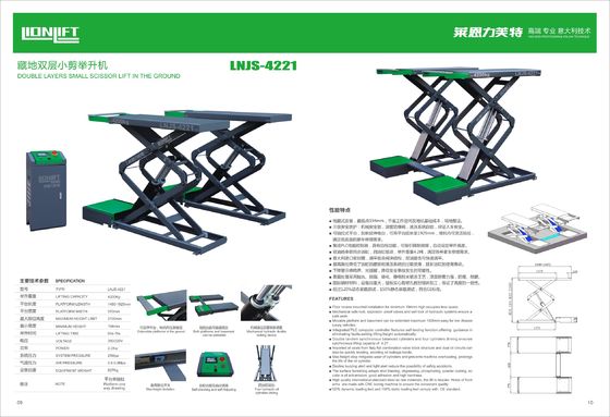 380/220V 4.2T Double Layers 25Mpa Car Lift Machine