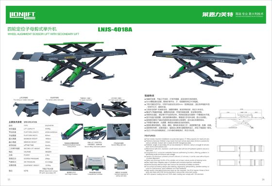 Garage Workshops Powder Coating 4000KG Car Scissor Lift